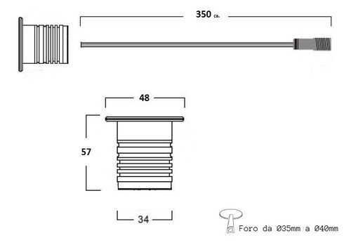 Faretto led 3W IP68 RGB Faretto led 3W IP68 RGB