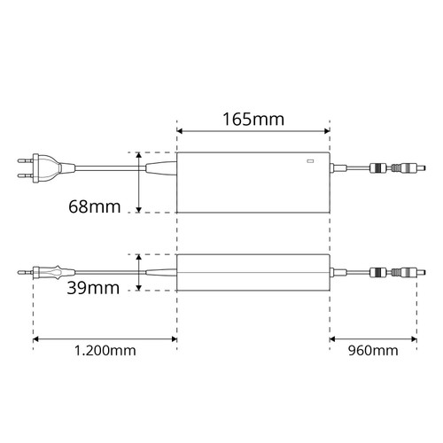 Alimentatore FINKMANN da Scrivania 120W 12V con spina - Serie BLACK Alimentatore FINKMANN da Scrivania 120W 12V con spina - Serie BLACK