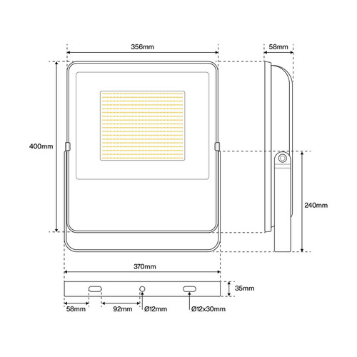 Proiettore LED 200W IP65 145lm/W Proiettore LED 200W IP65 145lm/W
