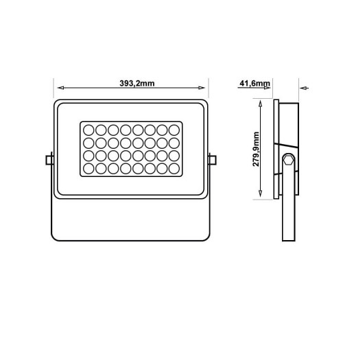Proiettore LED 200W IP65, 120lm/W Proiettore LED 200W IP65, 120lm/W
