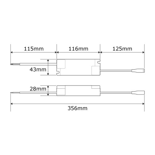 Alimentatore Dimmerabile TRIAC per Fari Luce Indiretta 20W Alimentatore Dimmerabile TRIAC per Fari Luce Indiretta 20W