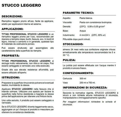 Stucco per giunti cartongesso Stucco per giunti cartongesso