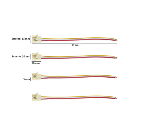 Connettore Striscia-Cavo CCT 10mm conf. 4pzs Connettore Striscia-Cavo CCT 10mm conf. 4pzs