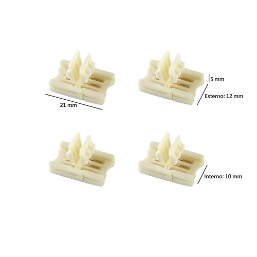 Connettore di Giunzione CCT 10mm conf. 4pzs Connettore di Giunzione CCT 10mm conf. 4pzs