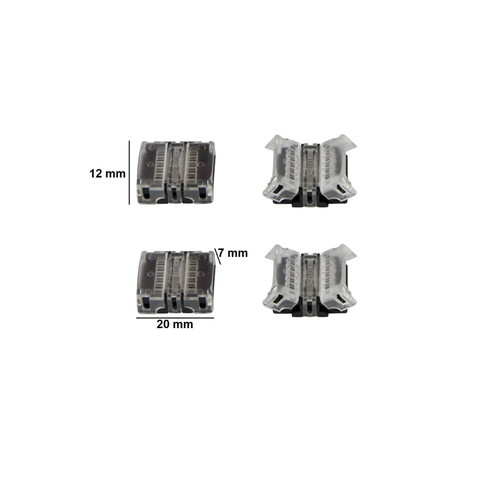 Connettore di Giunzione RGBCCT 12mm conf. 4pz Connettore di Giunzione RGBCCT 12mm conf. 4pz