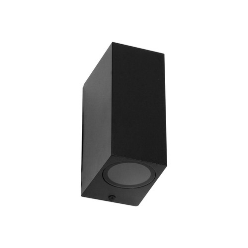 Applique Quadrata Bidirezionale IP65 - GU10 Nero Applique Quadrata Bidirezionale IP65 - GU10 Nero