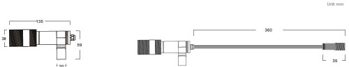 Faretto LED 5W, chip CREE 12-24Vdc, ang. 30° – serie Professional Faretto LED 5W, chip CREE 12-24Vdc, ang. 30° – serie Professional