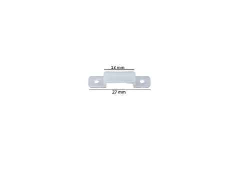 Clips di fissaggio per Striscia 220V senza Raddrizzatore, conf. 5pz Clips di fissaggio per Striscia 220V senza Raddrizzatore, conf. 5pz