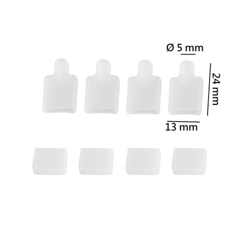 Copertura in silicone cavo di alimentazione per Striscia 220V senza Raddrizzatore, conf. 4pz Copertura in silicone cavo di alimentazione per Striscia 220V senza Raddrizzatore, conf. 4pz