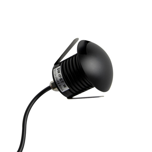 Faretto LED 3W Monodirezione IP67 CREE, Nero - Professional