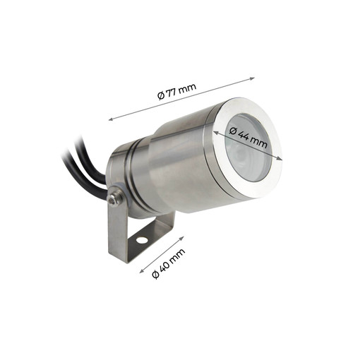 Faretto LED 5W RGB, IP68, DMX Faretto LED 5W RGB, IP68, DMX