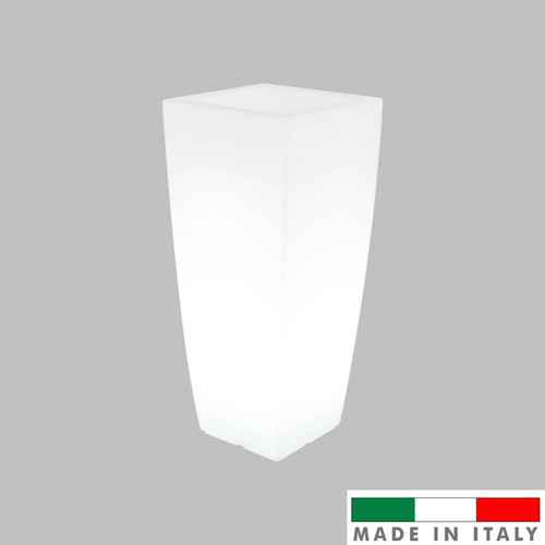 Vaso Illuminabile Quadrato 40x40xH90cm, E27