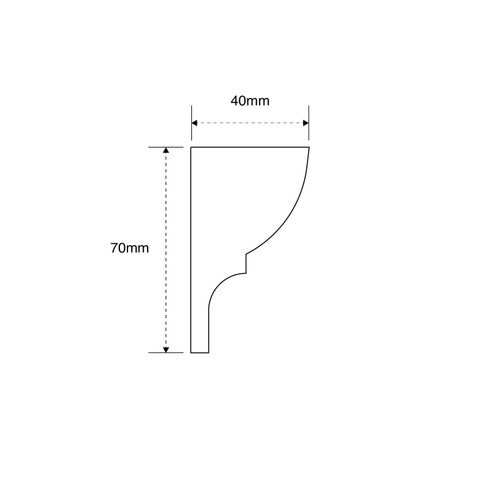 Tappo Laterale Per Profilo FNL701P Tappo Laterale Per Profilo FNL701P