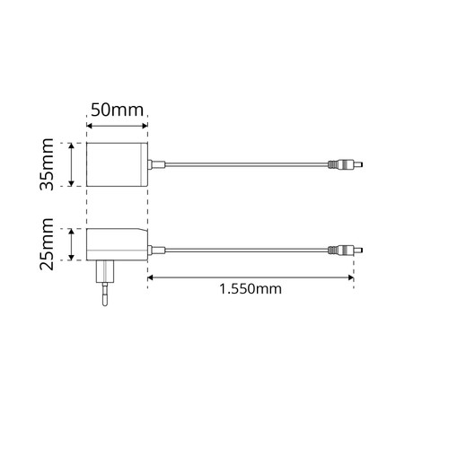 Alimentatore FINKMANN 12W 12V con spina - Serie BLACK Alimentatore FINKMANN 12W 12V con spina - Serie BLACK