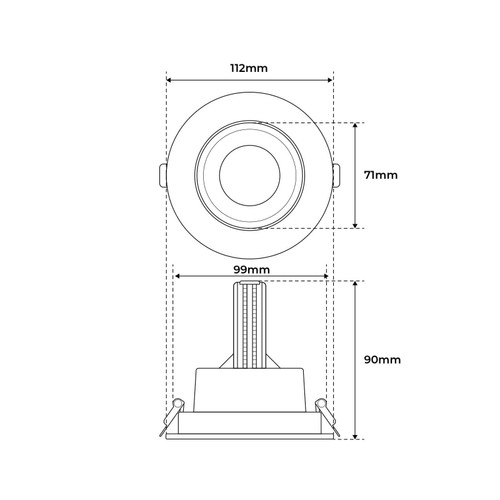 Faro LED da Incasso 15W, Foro 100MM, Bianco - PHILIPS DRIVER Faro LED da Incasso 15W, Foro 100MM, Bianco - PHILIPS DRIVER