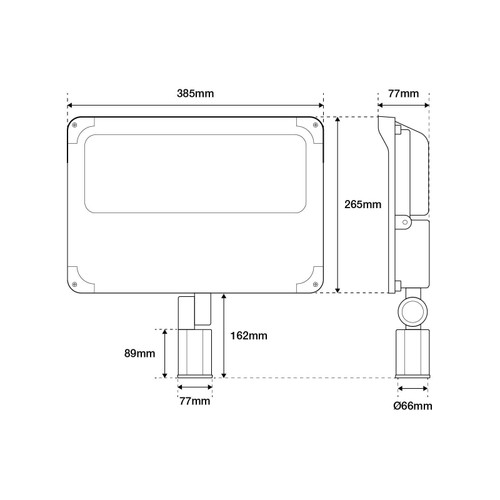 Proiettore LED 200W IP65, 165lm/W - PHILIPS XITANIUM driver - per Impianti Sportivi Proiettore LED 200W IP65, 165lm/W - PHILIPS XITANIUM driver - per Impianti Sportivi