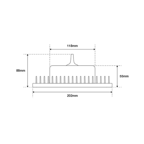 Campana LED 80W, IP65 IK08, 8.800lm Campana LED 80W, IP65 IK08, 8.800lm