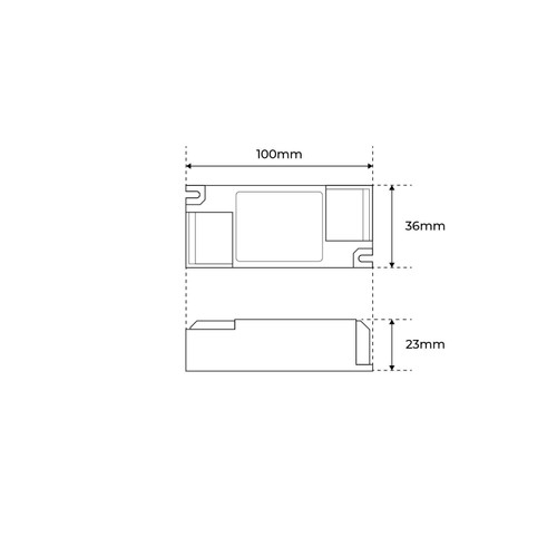 Alimentatore Dimmerabile per Pannelli LED OSRAM da 15W Alimentatore Dimmerabile per Pannelli LED OSRAM da 15W