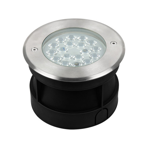 Faretto Segnapasso Interrato 9W RGB+CCT IP68, Acciaio INOX - Serie SYS