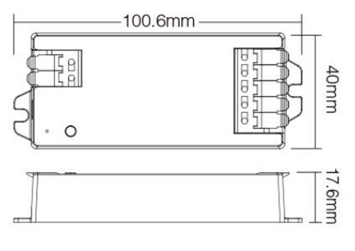 Ricevitore Dimmer 12/24V Monocolore e CCT, Da Pulsante e telecomando Ricevitore Dimmer 12/24V Monocolore e CCT, Da Pulsante e telecomando