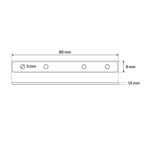 Connettore tipo I per barre lineari CCT PHILIPS driver Connettore tipo I per barre lineari CCT PHILIPS driver