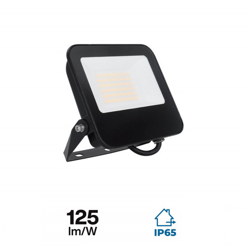 Faro LED 50W IP65, 125lm/W - chip LED Black