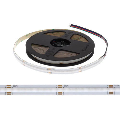 Striscia LED COB RGB 14.5W/m, 24VDC, IP20, 5m, Professional Striscia LED COB RGB 14.5W/m, 24VDC, IP20, 5m, Professional