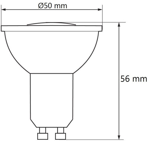 Faretto Spot GU10 7.5W - Angolo 120° Faretto Spot GU10 7.5W - Angolo 120°