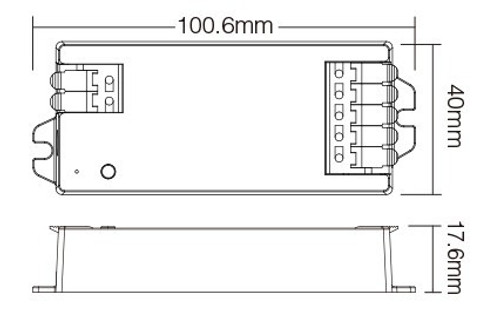 Ricevitore Controller 12/24V Monocolore e CCT, ZIGBEE 3.0, 4-zone, Sinc. Aut. Ricevitore Controller 12/24V Monocolore e CCT, ZIGBEE 3.0, 4-zone, Sinc. Aut.