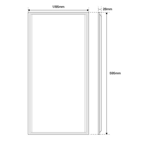 Pannello LED 120x60 48W BACKLIGHT 130lm/w UGR19 (ANTIABBAGLIAMENTO) Pannello LED 120x60 48W BACKLIGHT 130lm/w UGR19 (ANTIABBAGLIAMENTO)