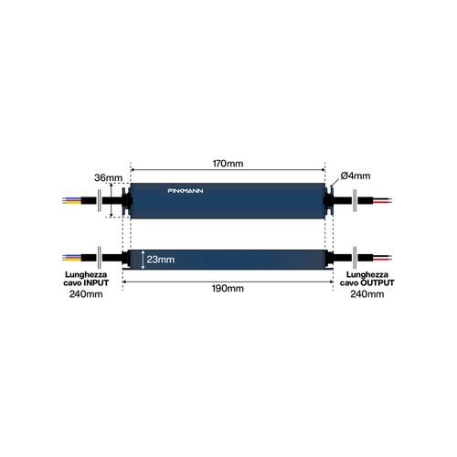 Alimentatore FINKMANN 60W 24V, IP67 - ULTRA SLIM Alimentatore FINKMANN 60W 24V, IP67 - ULTRA SLIM