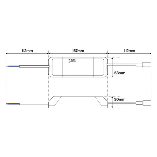 Alimentatore Dimmerabile 1-10V PHILIPS CERTADRIVER da 44W Alimentatore Dimmerabile 1-10V PHILIPS CERTADRIVER da 44W