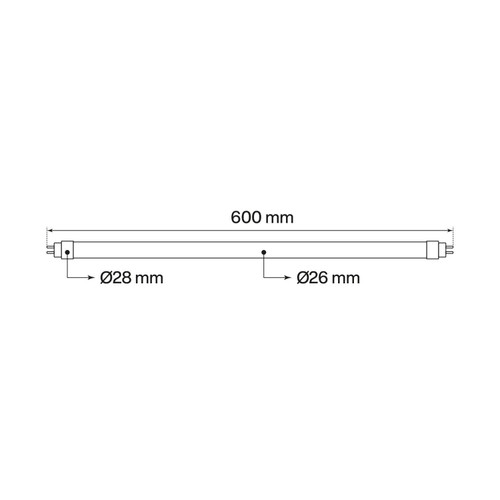 Tubo LED 10W da 60cm Rosa T8 (G13) - Essential Tubo LED 10W da 60cm Rosa T8 (G13) - Essential