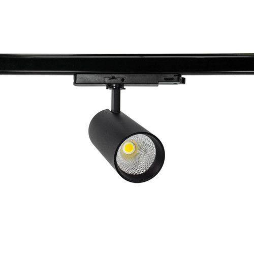 Faro LED 40W, Dimmerabile TRIAC, Trifase, 60°, Nero, 3CCT