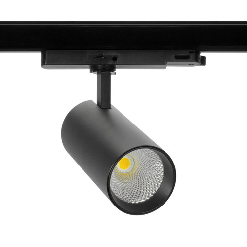 Faro LED 40W, Dimmerabile 0-10V, Trifase, 60°, Nero, 3CCT