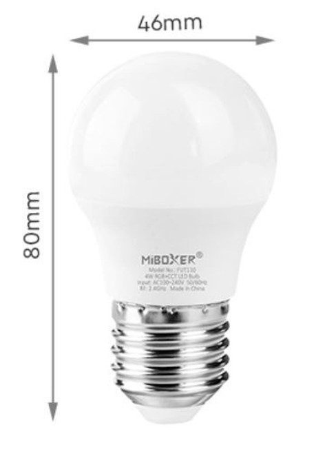 Lampadina LED E27 4W RGB+CCT Dimmerabile Lampadina LED E27 4W RGB+CCT Dimmerabile