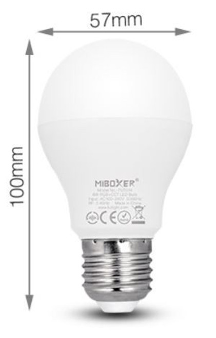 Lampadina LED E27 A60 4W RGB+CCT Dimmerabile Lampadina LED E27 A60 4W RGB+CCT Dimmerabile