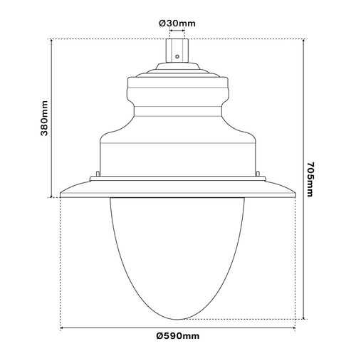 Armatura Stradale Sospesa 65W, IP66, 150lm/W, Dimmerabile 1-10V, Programmabile, PHILIPS Xitanium - Copertura Inclusa Armatura Stradale Sospesa 65W, IP66, 150lm/W, Dimmerabile 1-10V, Programmabile, PHILIPS Xitanium - Copertura Inclusa