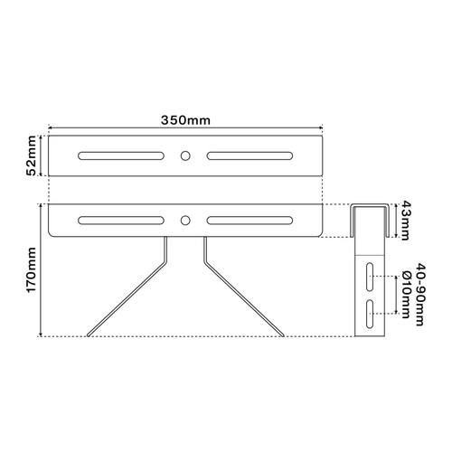 Supporto Angolare per Fari LED Supporto Angolare per Fari LED