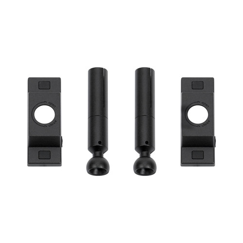 Kit 2 Basi Di Fissaggio per Profilo Sospeso STARLINE - NERO