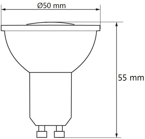 Lampada LED GU10 4.5W - Angolo 120° Lampada LED GU10 4.5W - Angolo 120°