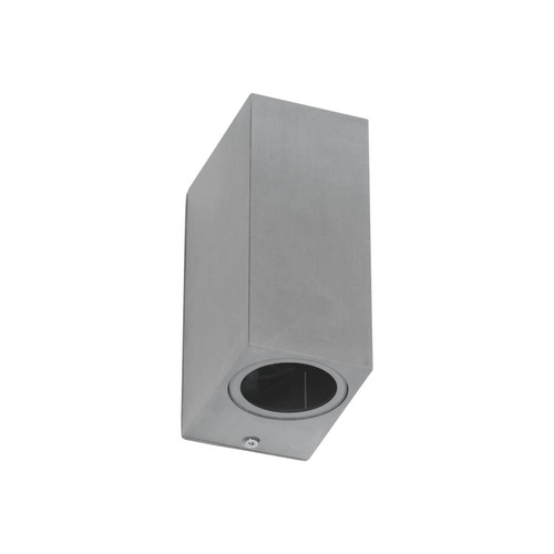Applique Da Esterno Rettangolare, Bidirezionale, IP65, GU10 - Inox Applique Da Esterno Rettangolare, Bidirezionale, IP65, GU10 - Inox