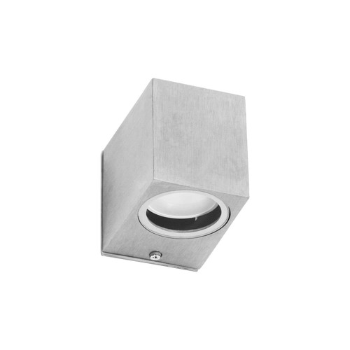 Applique Da Esterno Quadrata, Monodirezionale, IP65, GU10 - Inox Applique Da Esterno Quadrata, Monodirezionale, IP65, GU10 - Inox