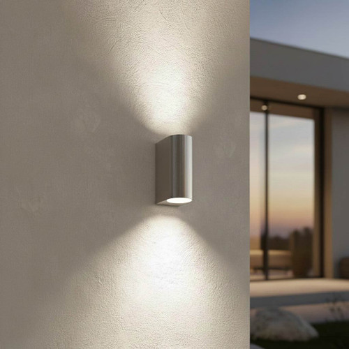 Applique da Esterno Bidirezionale IP65 GU10 - Inox
