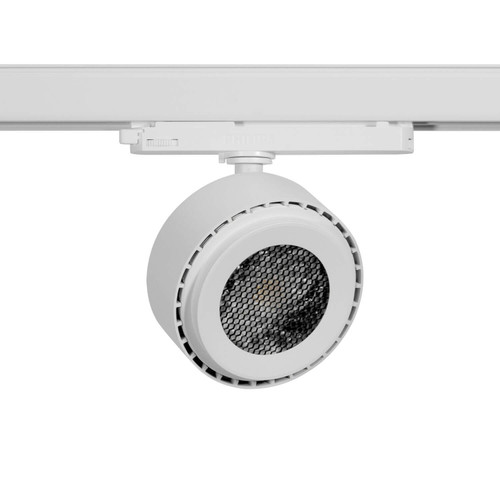 Faro LED 34W Slim per Binario Trifase Orientabile, 15°-60°, Bianco, Philips Driver, CCT
