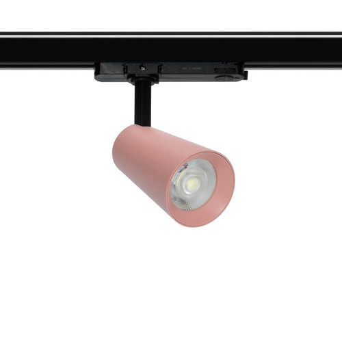 Faro LED 30W Trifase 38°, 3CCT, 130lm/W, CRI92, Bridgelux - Rosa