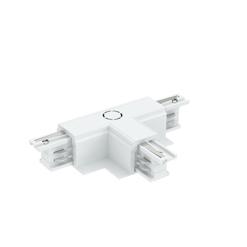 Connettore Tipo "T" DX2 Bianco per Binario Trifase da Incasso