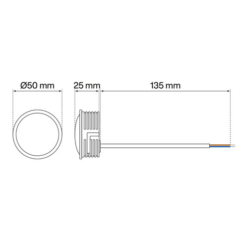 Modulo LED GU10 6.5W, IP65 - Angolo 120° Modulo LED GU10 6.5W, IP65 - Angolo 120°