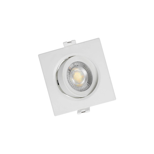 Faro Incasso Quadrato 7W CCT Ø70mm 38° Orient. Dimmerabile