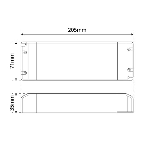 Alimentatore FINKMANN 200W 24V IP20 Ultrasottile per Mobili Alimentatore FINKMANN 200W 24V IP20 Ultrasottile per Mobili